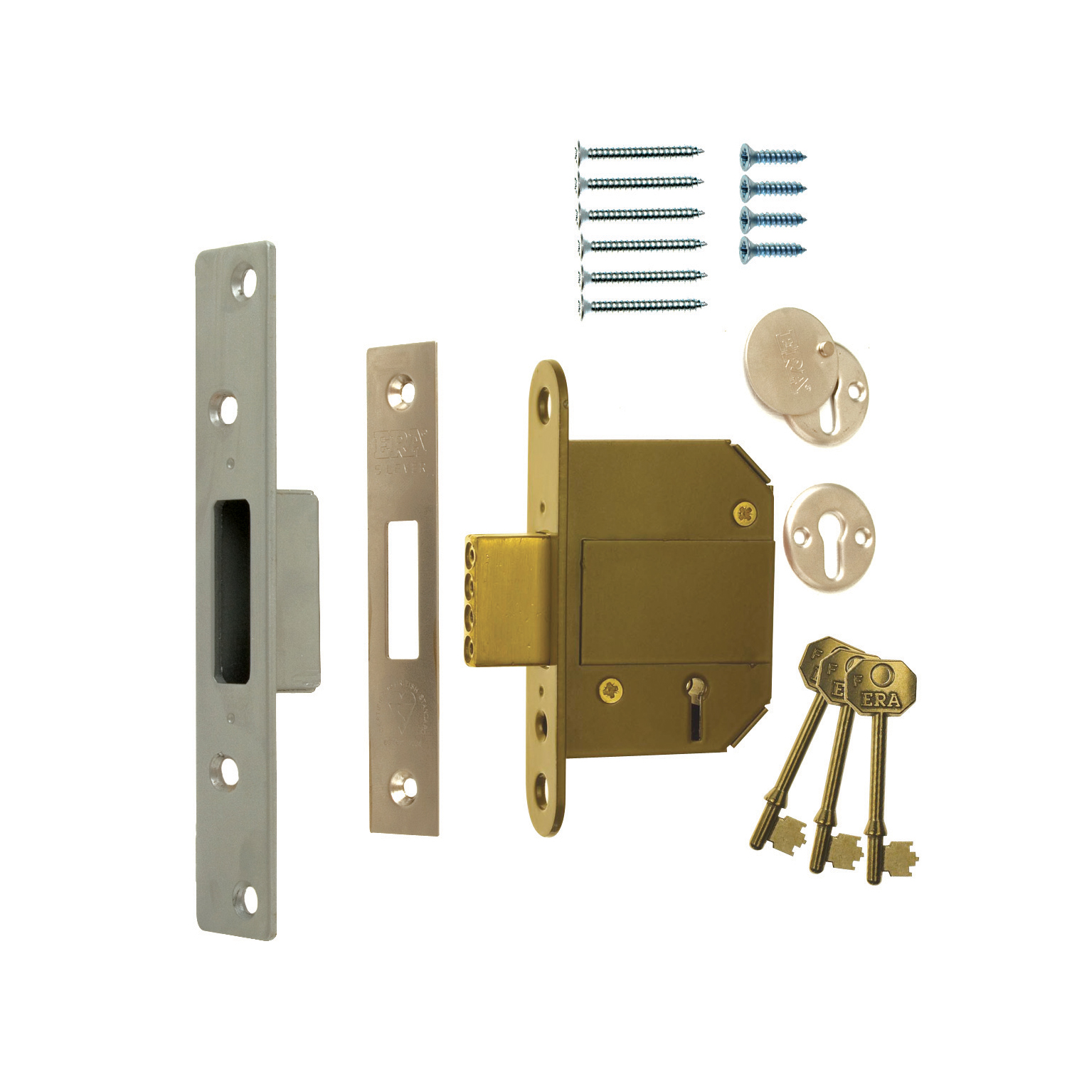 BS3621 Fortress Classic 5 Lever Mortice Deadlock BS3621 Fortress Classic 5 Lever Mortice Deadlock
