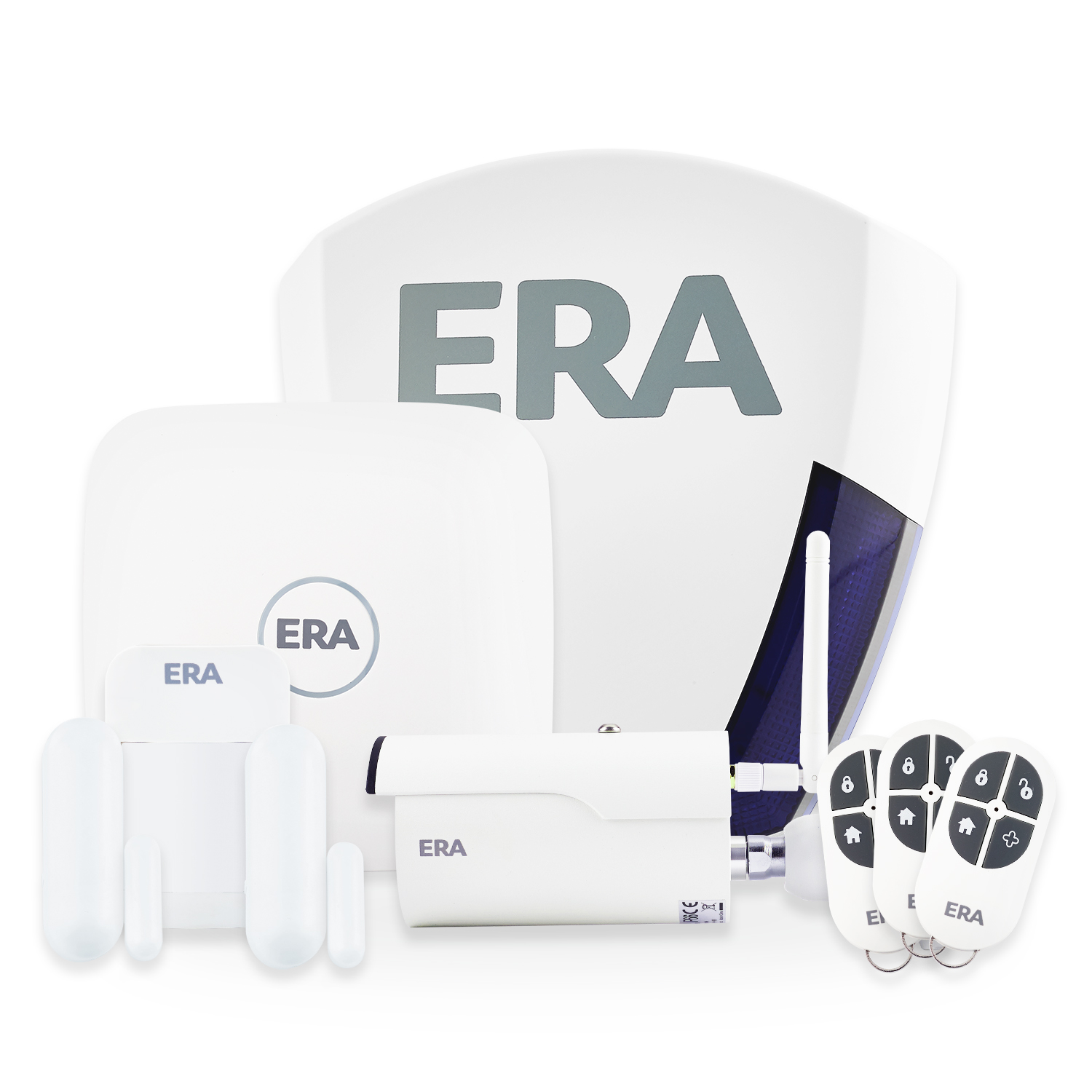 ERA Protect Defender Smart Alarm Kit with Live Siren & External HD Camera ERA Protect Defender Smart Alarm Kit with Live Siren & External HD Camera